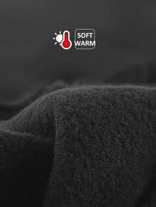 1對男女戶外運動手套,帶觸摸屏功能,防水防風防滑,適用於冬季 - 黑色 - 查看 7