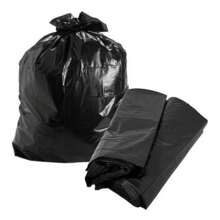 Saco de lixo 100 Litros pacote com 50 unidades preto 75x90 direto da fabrica - Preto - Visão 3
