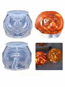 小豬燈泡吊墜矽膠模具,diy樹脂模具辦公室裝飾品 - 胖虎燈泡擺飾模具 - 查看 7
