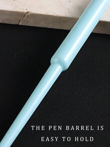 藍色指甲藝術死皮推子,去角質指甲邊緣死皮推子,塑料指甲藝術死皮推子修甲工具 - 彩色 - 查看 5