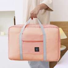 Bolsa De Viaje Portátil Y Plegable Para Almacenamiento De Ropa Y Equipaje, Bolsa Para Mamá - Rosa - Ver 4