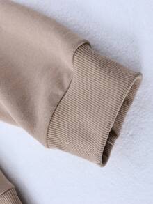 1 Pc Men's Long Sleeves Outdoor Sports Casual Warm Pullover Hoodie Gym Clothes Men - Camel - View 5