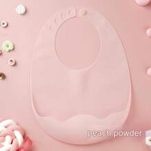 超薄矽膠嬰兒餐具 - 軟質、輕盈、防水,附帶食物防潑筐 - 粉色 - 查看 1