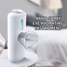 1台納米噴霧眼部保濕儀,超聲波加濕眼部蒸氣機緩解眼疲勞,便攜式眼部護理保濕工具 - 白色 - 查看 2