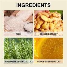 天然米麴洗髮皂,滋潤髮絲,使頭髮柔軟,光滑有光澤,適用於各種髮質 - 白色 - 查看 8