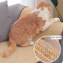 1 PC Cat Scratch Furniture Couch Protector With Natural Sisal For Protecting Couch Sofa Chair - Multicolor - View 2