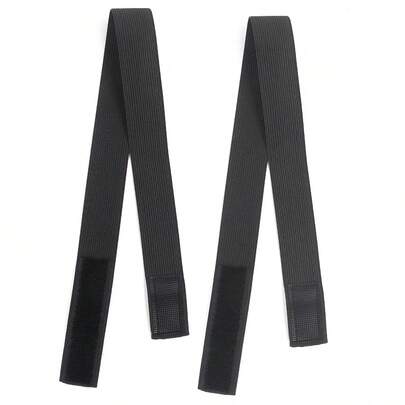 2 Pièces Bande De Fonte De Bord Noir De 3cm Pour Perruques, Bande Élastique Réglable Pour La Fabrication De Bonnets De Perruque, Accessoires De Perruque, Bandeau Pour Lace Frontal