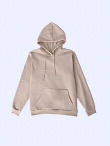 1 Pc Men's Long Sleeves Outdoor Sports Casual Warm Pullover Hoodie Gym Clothes Men - Camel - View 8