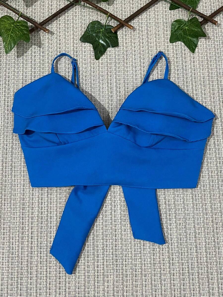 Women Tops - 藍色 - 查看 1
