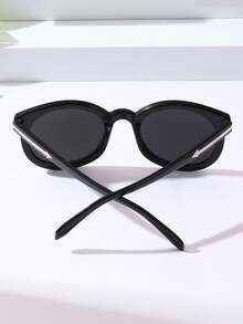 1 件女士复古奢华时尚眼镜，经典猫眼风格眼镜，增强脸型的美学配饰，适合日常佩戴、海滩、驾驶和户外旅行，具有防护功能 - 彩色 - 查看 4