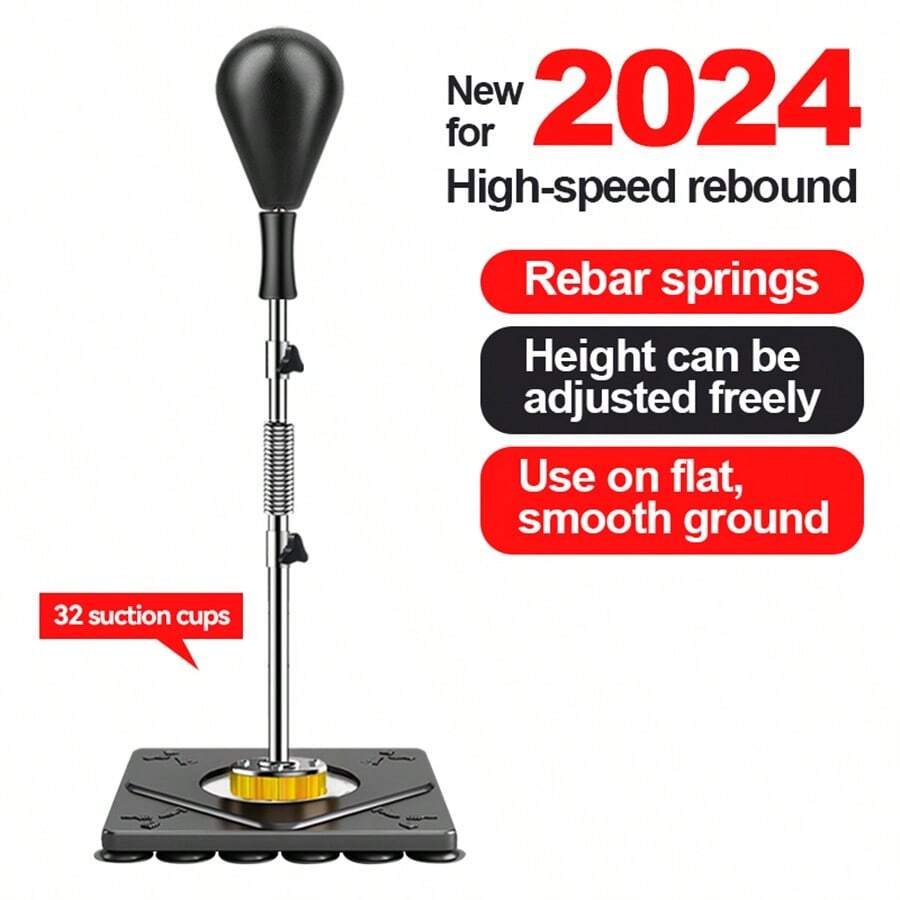 1 Bộ Nhà  Đấm bốc Tốc độ Trái bóng & Đen Phản ứng Mục tiêu Né tránh Trái bóng , Đấm bốc Thiết bị tập luyện - màu đen - Xem 1