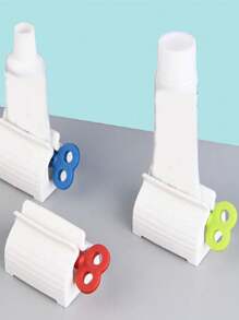 2pcs/Set Slouchy Toothpaste Squeezer, Toothpaste Clip, Face Cleanser, Rotary Press, Simplify Life - Random - View 8