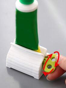 2pcs/Set Slouchy Toothpaste Squeezer, Toothpaste Clip, Face Cleanser, Rotary Press, Simplify Life - Random - View 6