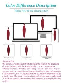 简易编织预拉伸编织发 26 英寸 1 包黑色头发产品适合天然头发 Kanekalon 编织发预拉伸热水定型盒式编织钩针接发 - 紅色 - 查看 8