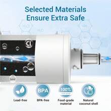 Dream Blue DA29-00003G Refrigerator Water Filter, Replacement Compatible With Samsung® DA29-00003B, RSG257AARS, RFG237AARS, HAFCU1, RFG297AARS, RS22HDHPNSR, WSS-1, 1 Filter - White - View 7