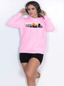 Women Sweatshirts - 淺粉色 - 查看 2