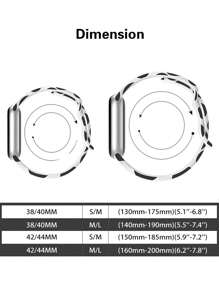 智慧手錶錶帶-狗爪印花設計,單面印刷矽膠材料,適用於apple Watch 38 / 40mm、42 / 44mm - 狗狗腳印 - 查看 3