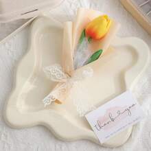 1束鬱金香小花束,紀念品鬱金香小花束,生日禮物,情人節禮物,女友創意禮物,適用於婚禮,情人節,生日等等。 - 香檳色 - 查看 1