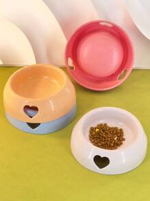 1入淺藍色心形寵物食盆,適用於狗和貓 (有小、中、大三種尺寸可選) - 淺藍色 - 查看 6