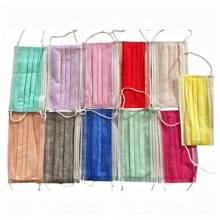 100 PZAS CUBREBOCAS TRIPLE CAPA DE ALTA CALIDAD 0.80 ONCE DE COLORES PASTELES - Colores Pastel - Ver 1