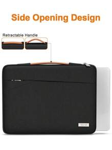 TECOOL 13-16 英寸笔记本电脑保护套，适用于 MacBook Air 13 15 M1 M2 2012-2023、Pro 13 14 15 16 2010-2022 14-15.6 Chromebook Surface 笔记本防震防水手提包，带手柄