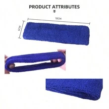 運動健身頭帶,透氣速乾,高彈性,明星運動員同款 - 藍色 - 查看 4