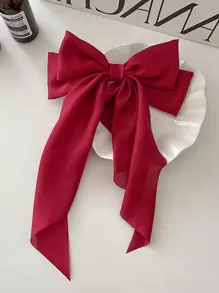 2 件/1 件女士大号黑红色缎面蝴蝶结发夹高品质优雅时尚复古发夹发夹适合日常装扮、发饰、发夹爪夹、学校用品、大学 - 款式 - 查看 14