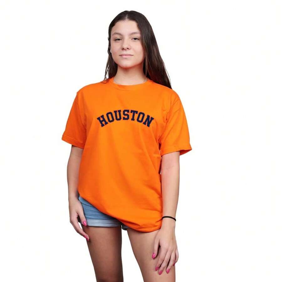 Women T-Shirts - 橘色 - 查看 1