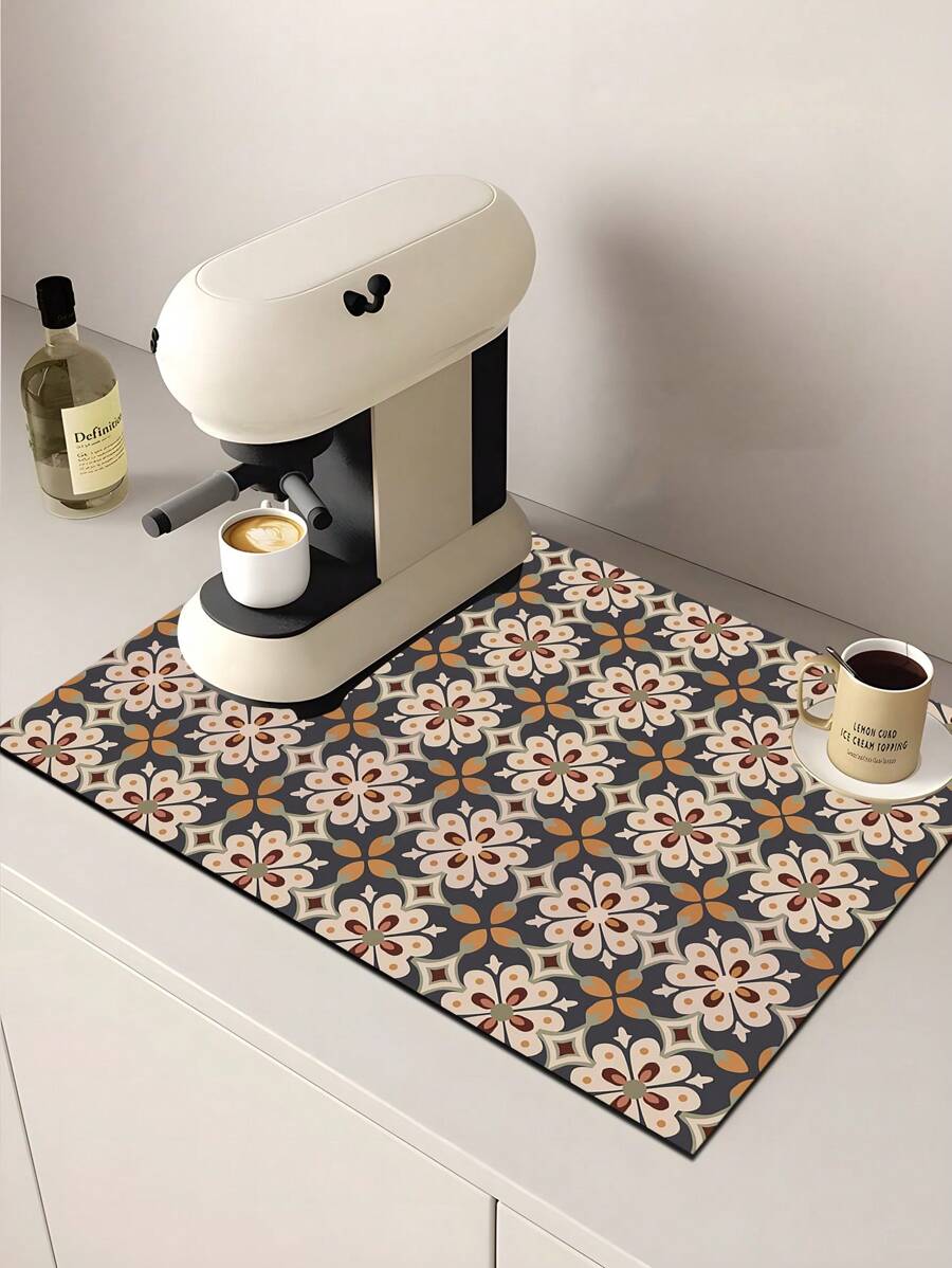 1 件,咖啡機矽藻泥排水墊,軟橡膠排水墊,防滑超強吸水耐磨洗碗乾墊,檯面餐桌墊餐墊,庭院餐桌裝飾,家用廚房用品 - 彩色 - 查看 1