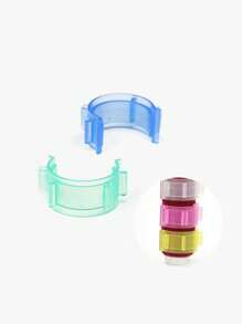 (1set, 10pcs) Anti-Slip Shuttle Core Clamp, Multicolor Shuttle Core Fixer, Shuttle Core Thread Clip, End Of Thread Clamp, Colorful Plastic Shuttle Core Clip - 1set (10pcs) - View 8