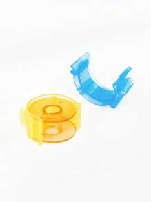 (1set, 10pcs) Anti-Slip Shuttle Core Clamp, Multicolor Shuttle Core Fixer, Shuttle Core Thread Clip, End Of Thread Clamp, Colorful Plastic Shuttle Core Clip - 1set (10pcs) - View 5