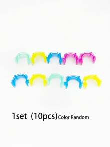 (1set, 10pcs) Anti-Slip Shuttle Core Clamp, Multicolor Shuttle Core Fixer, Shuttle Core Thread Clip, End Of Thread Clamp, Colorful Plastic Shuttle Core Clip - 1set (10pcs) - View 11