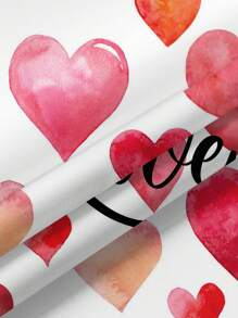 1入情人節愛心、玫瑰、愛、酒杯紋路桌布 - 彩色 - 查看 5