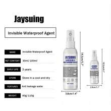 JAYSUING 1入組30ml/100ml不可見防水劑透明防漏強效粘合劑噴霧,適用於屋頂浴室家居修理工具 - 白灰色 - 查看 2