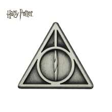 WB 官方授权格兰芬多学校 1 件金属胸针徽章收藏版豪华锡合金翻领别针新奇珠宝银珐琅 DIY 配饰返校季礼物 - 米色 - 查看 1