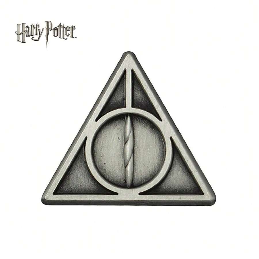 WB 官方授权格兰芬多学校 1 件金属胸针徽章收藏版豪华锡合金翻领别针新奇珠宝银珐琅 DIY 配饰返校季礼物 - 米色 - 查看 1