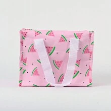 1个午餐袋摩卡棕色卡通狮子图案牛津布便携式防水午餐盒保温午餐袋带双手柄午餐袋适用于女士男士男孩女孩保温便当包铝箔米袋餐包冰袋学生便当午餐手提包保温袋午餐盒袋适用于野餐露营办公室工作学校野餐海滩和旅行学校收纳袋教师储物袋教室袋教室收纳袋 - 米色 - 查看 5