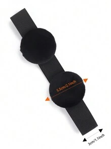 1pc 3cm Edge Melt Band With Ear Protector For Lace Wigs Elastic Band Personalized For Laying Lace Edge - Black - View 3