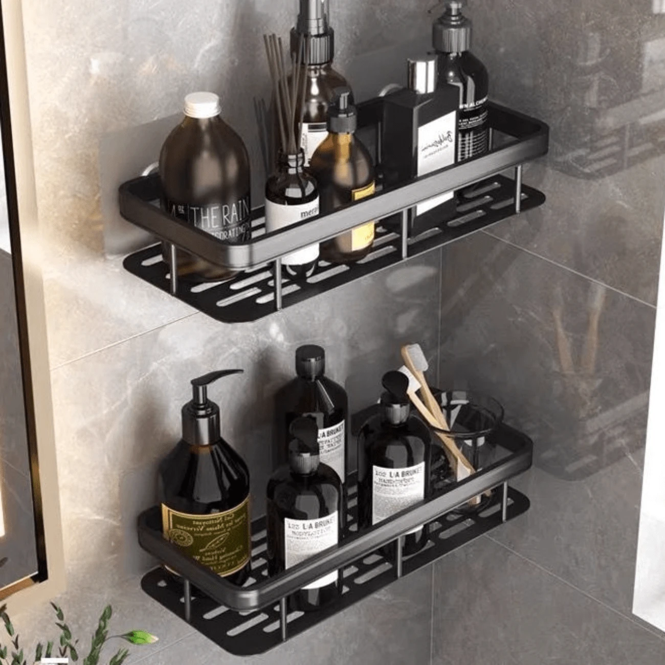 Storage Shelves & Racks - Hitam - Lihat 1