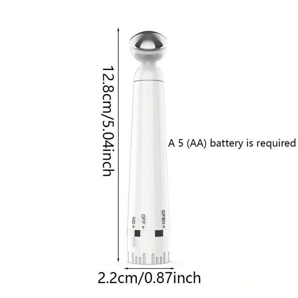 1pc Vibrating Eye Massager Pen, Electric Eye Beauty Device For Dark