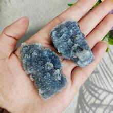 天然水晶石英閃鋅礦礦石原石怪石裝飾品能量石英寶石禮品魚缸裝飾療癒靈氣禮品 - Random - 查看 11