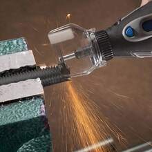 2入組旋轉工具用切割和研磨配件,包括防護罩附件 - 黑色 - 查看 3