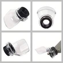 2入組旋轉工具用切割和研磨配件,包括防護罩附件 - 黑色 - 查看 2