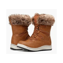 Women'S Comfortable Waterproof Snow Boots - màu nâu - Xem 2