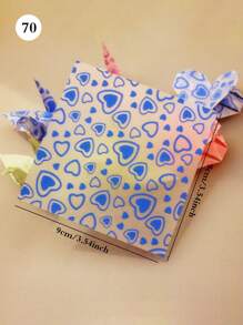 70 張材料發光摺紙紙帶鶴、玫瑰和心形設計適合 Diy 手工折疊紙工藝品 - 彩色 - 查看 5