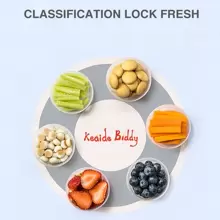 4pcs PP Baby Supplementary Food Storage Box, Milk Powder Box, Sealed Supplementary Food Box,Support Dishwasher,Microwave