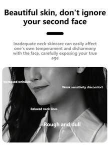 1只紓緩皮膚松弛,平滑皺紋,提拉雙下巴的護膚面部按摩器,頸部美容設備 - 白色 - 查看 10