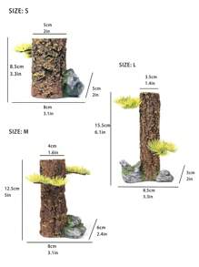 1pc Aquatic Plant Decoration Driftwood For Aquarium, Terrarium, Rainforest Fish Tank Landscape - Multicolor - View 10