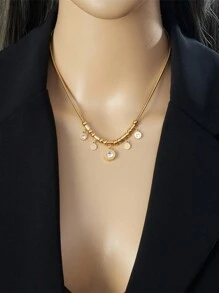Chain Necklaces - Gold - View 2