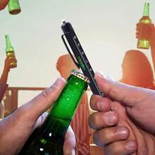 Men Gift: 9-In-1 Multifunctional Portable Tool Pen With Led Light, Suitable For Valentine's Day, Birthday, And New Year'S Day For Boyfriends, Husbands, Or Fathers - Black - View 6